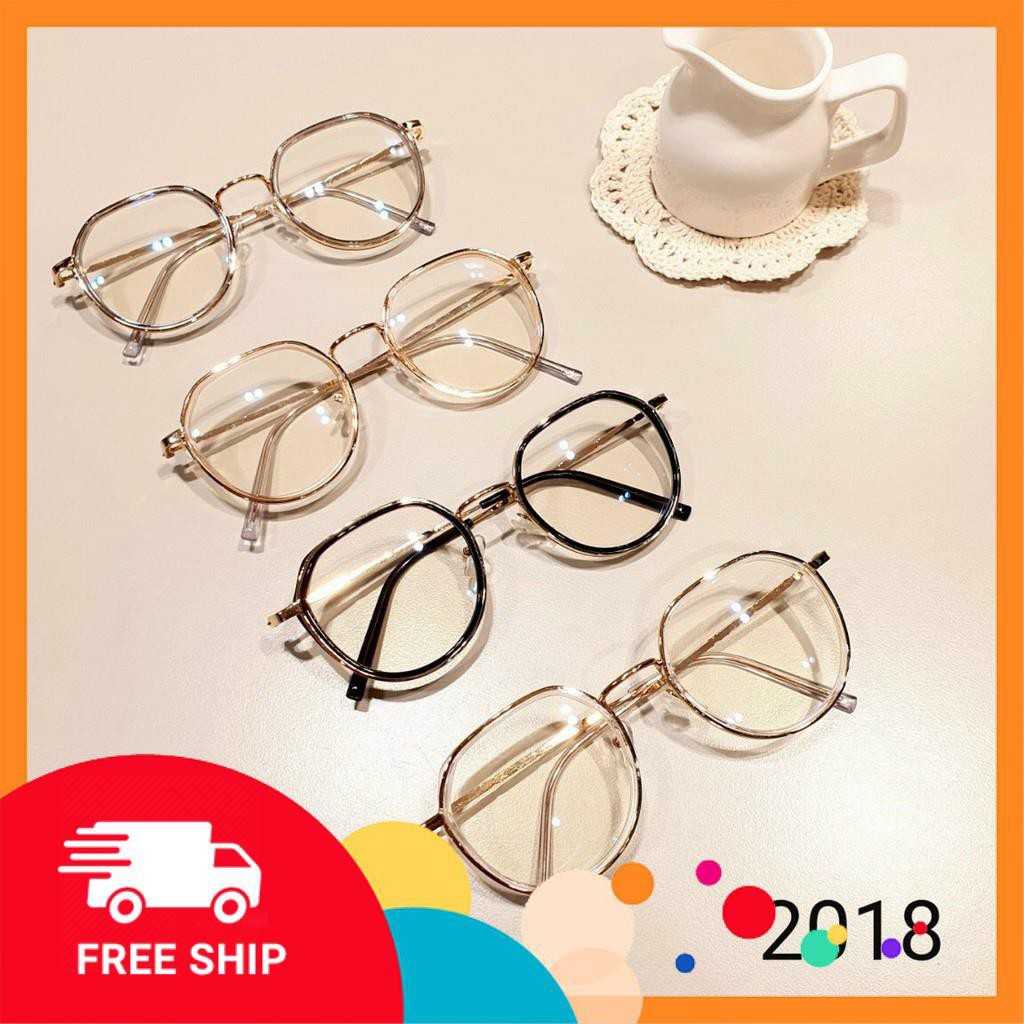 Gọng kính cận kim loại C1003 🕶 FREESHIP XTRA 🕶 Kính gọng tròn kim loại chống ánh sáng xanh | BigBuy360 - bigbuy360.vn