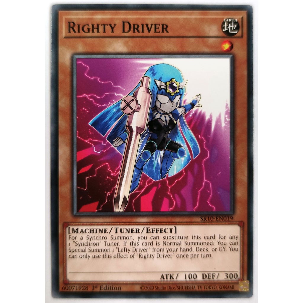 [Thẻ Yugioh] Righty Driver |EN| Common
