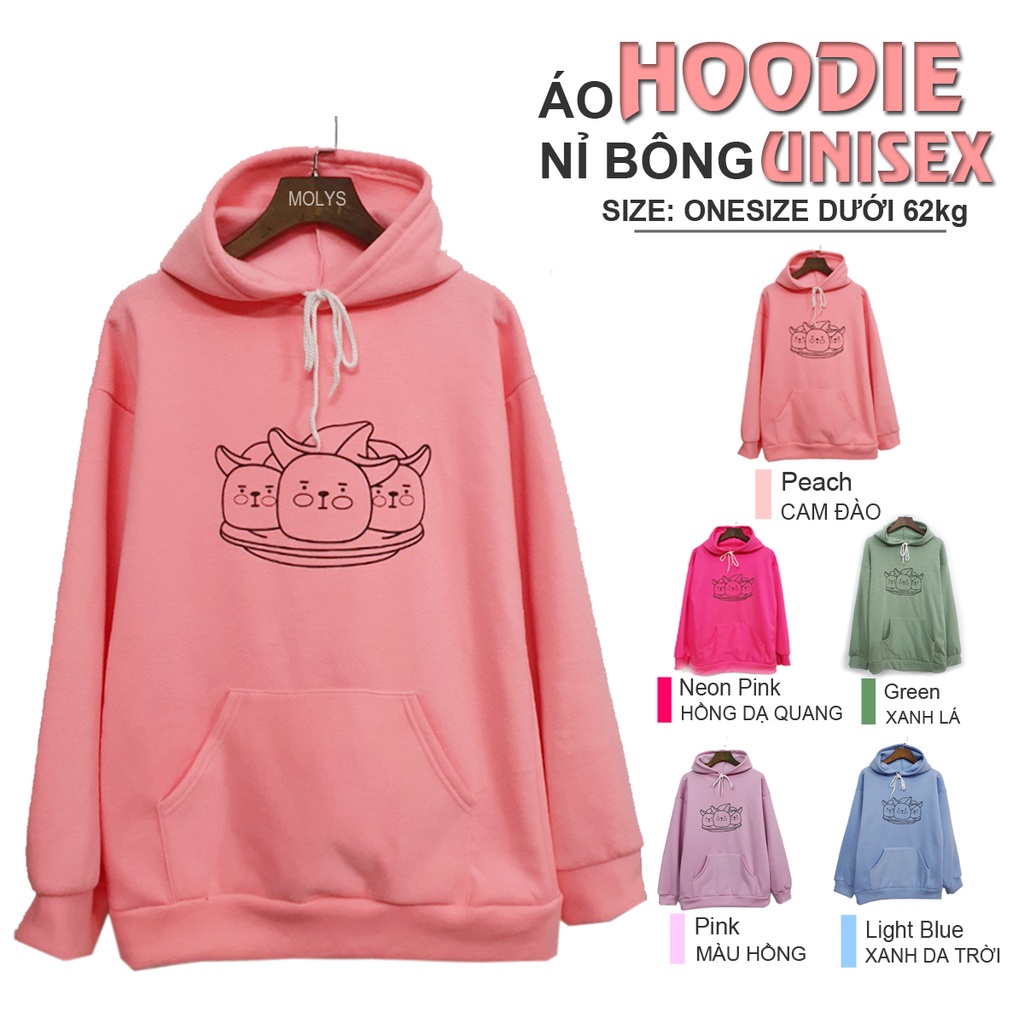 Áo hoodie nam nữ  nỉ lót bông form rộng sweater Unisex oversize Ulzzang Streetwear Hàn Quốc | BigBuy360 - bigbuy360.vn