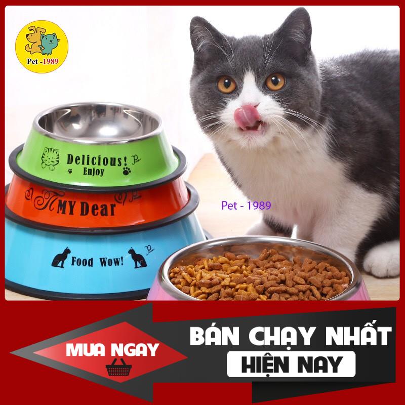 [❌GIÁ SỈ❌] Bát Inox Đựng Thức Ăn Chó Mèo hình cute cao cấp ❤️