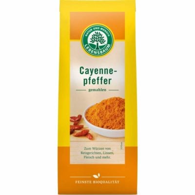 Bột ớt cayenne hữu cơ Lebensbaum 50g
