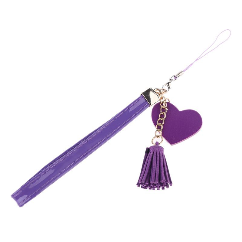 Dây Đeo Cổ Tay Tua Rua Hình Trái Tim Cho Điện Thoại Di Động | BigBuy360 - bigbuy360.vn