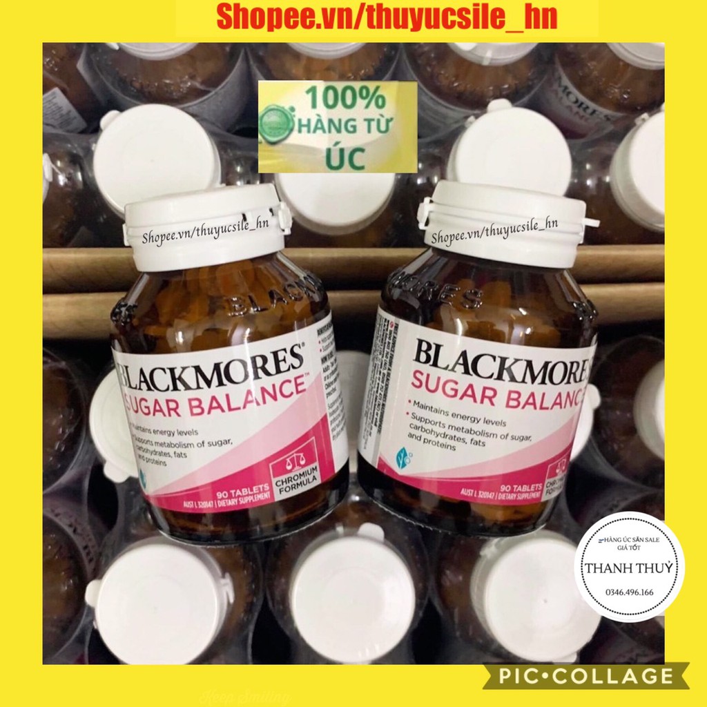 (Date mới nhất) Viên uống cân bằng đường huyết Úc Blackmores Sugar Balance 90v | Thế Giới Skin Care
