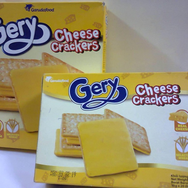 BÁNH QUY CRACKER GERY PHÔ MAI HỘP 300GR