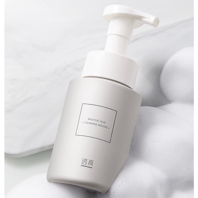 SỮA RỬA MẶT TẠO BỌT KIỀM DẦU GIẢM MỤN BHA SALICYLIC CLEANSING MOUSSE LUCENBASE - 11224