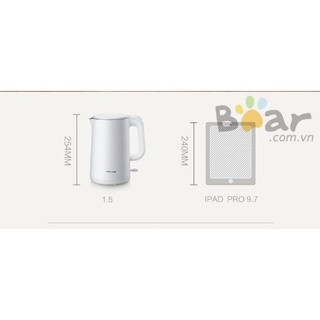 Ấm đun nước quý tộc Bear ZDH-C15C1