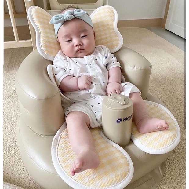Đệm lót xe đẩy Malolotte Cool Air thoáng khí Hàn Quốc