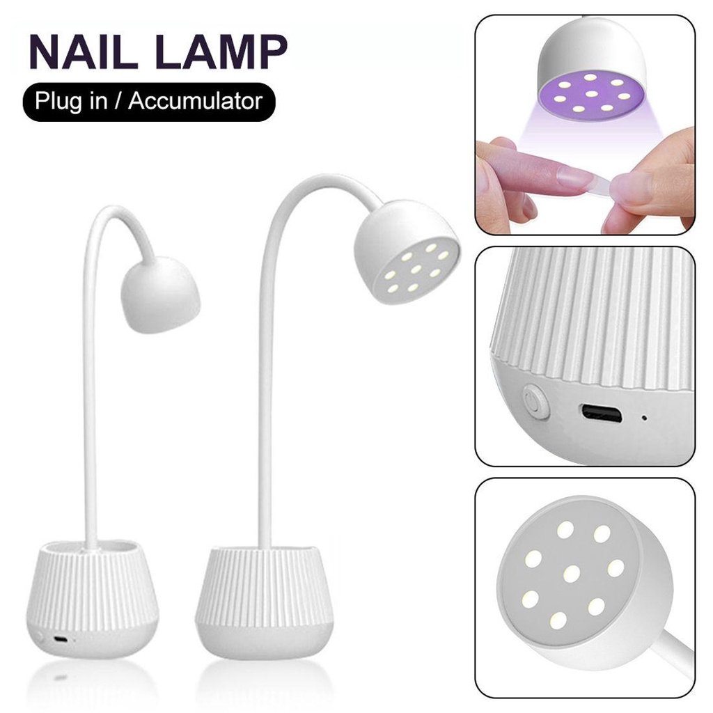 Đèn LED Tia Cực Tím Hong Khô Sơn Móng Tay Bằng Tia Cực Tím Cổng Cắm USB|Đèn Led Hong Khô Sơn Móng Tay