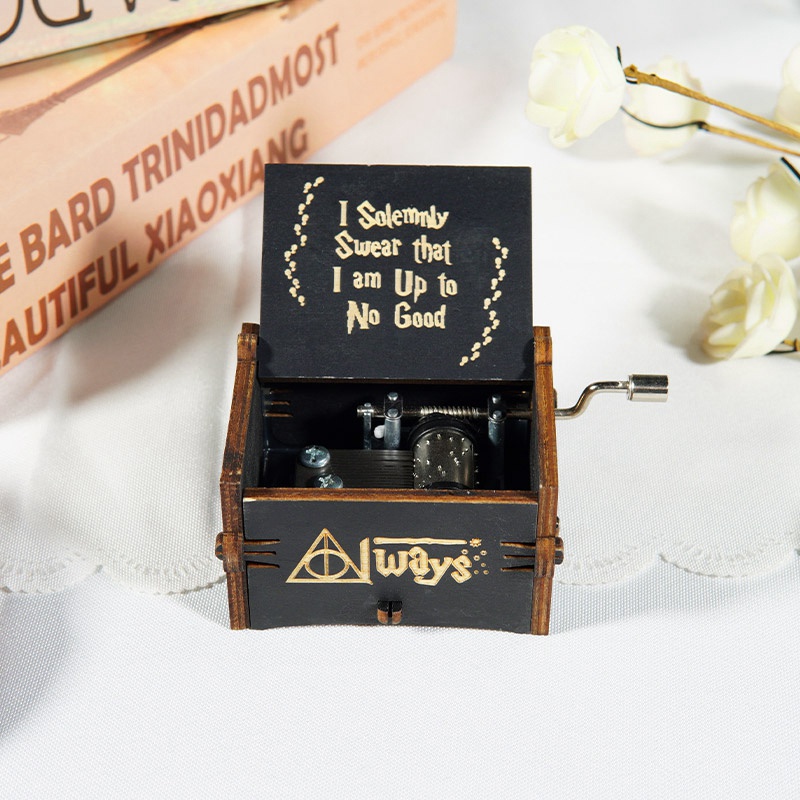 Hộp Nhạc Mini Phong Cách Retro Trang Trí Nhà Cửa