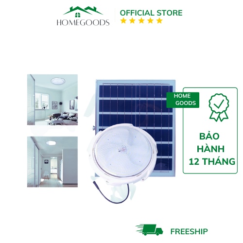 Đèn Năng Lượng Mặt Trời Trong Nhà 300w 400w 500w ,đèn Ốp Trần Năng Lượng Mặt Trời Ánh Sáng Trắng Kèm Điều Khiển Từ Xa