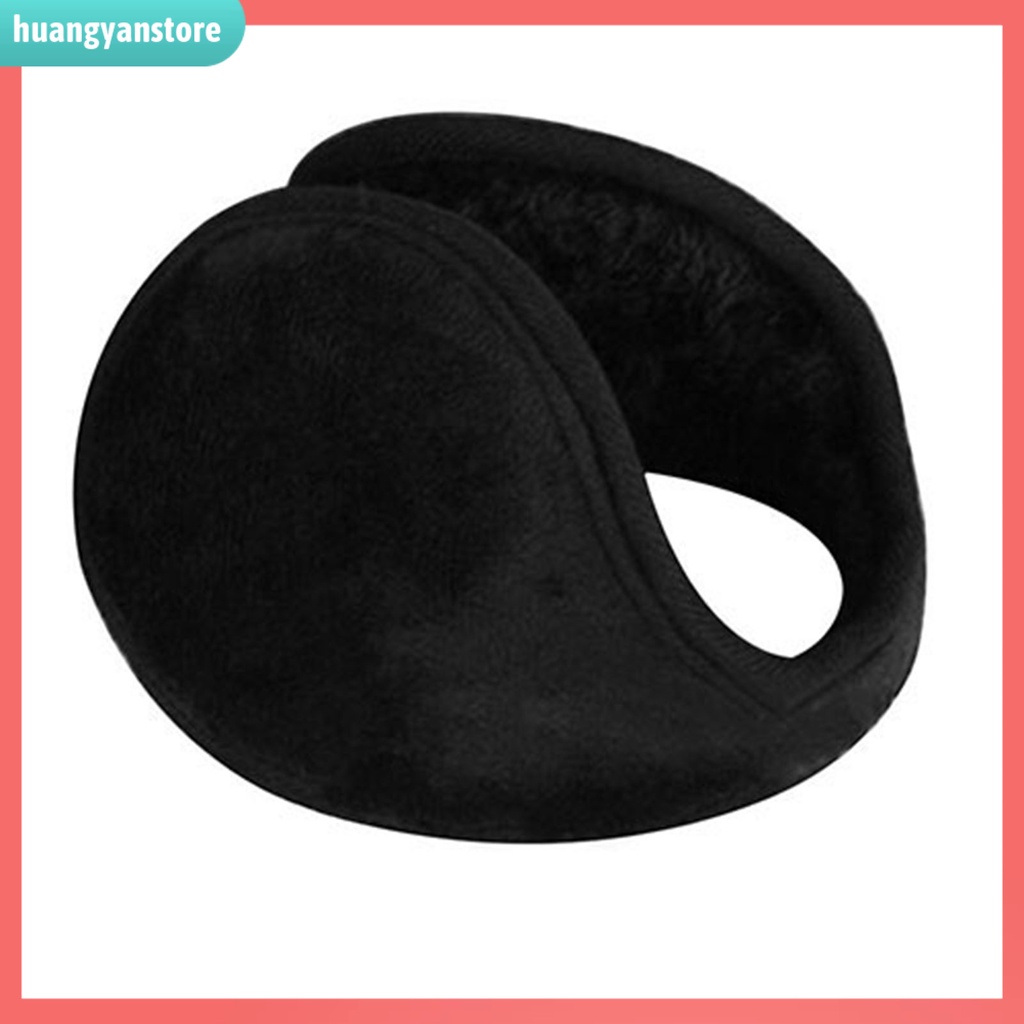 HY| Unisex Black Earmuff Winter Ear Muff Wrap Band Warmer Grip Earlap Gift