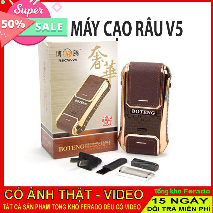 May cao rau - Máy Cạo Râu Boteng RSCW-V3 Gold Đẳng Cấp