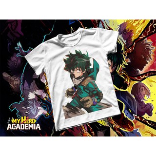 Áo thun Cotton Unisex - Anime - My Hero Academia - Midoriya Izuku