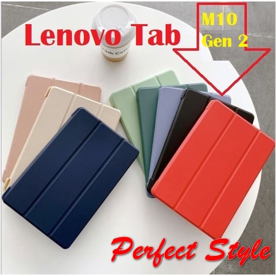 Bao da Lenovo Tab M10 Gen 2 HD nắp nam châm đóng mở tự động  TB X306F TB X306X 10.1 inch