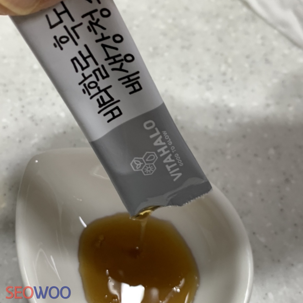 100 gói / Nước ép gừng lê rễ cát cánh đen Vita Halo Korea / Made in Korea