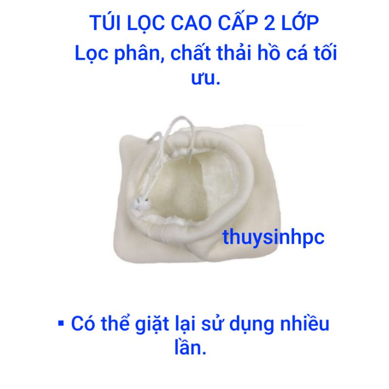 Túi lọc hồ cá 2 lớp cao cấp loại bỏ cặn bẩn giúp nước sạch và trong
