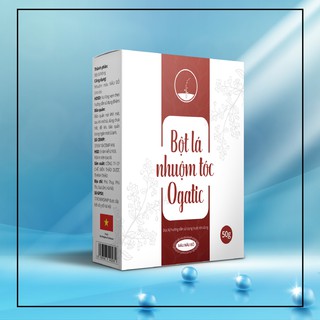 Bột lá nhuộm tóc Ogatic - Chính hãng Công ty [MÀU NÂU ĐỎ]