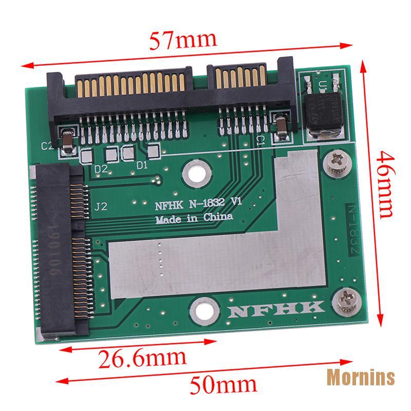 Bảng Mạch Chuyển Đổi Mornins Msata Ssd Sang 2.5 '' Sata 6.0gps