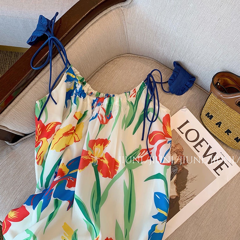 Đầm Maxi Dáng Rộng Trễ Vai In Họa Tiết Thời Trang Mùa Hè Quyến Rũ Cho Nữ