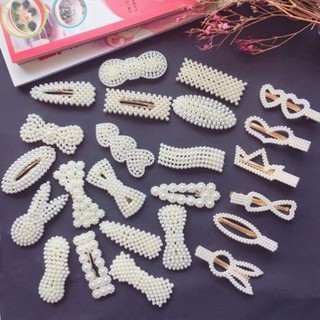 Kẹp tóc ngọc trai nhiều mẫu cho bạn gái - ngọc trai nhân tạo