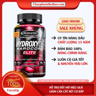 ĐỐT MỠ GIẢM CÂN HYDROXYCUT HARDCORE ELITE 110 VIÊN – 180 VIÊN