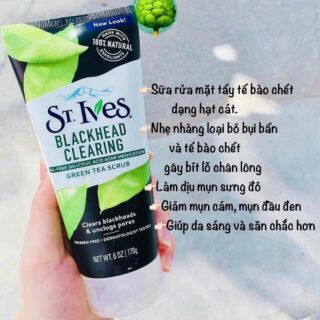 Sữa Rửa Mặt Tẩy Tế Bào Chết ST.IVES