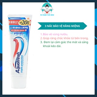 Kem đánh răng Aquafresh Nhật Bản 140g