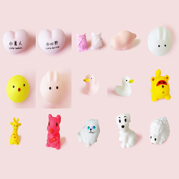 Mới 1 Đồ Chơi Nắn Bóp Đàn Hồi Giảm Stress Hình Động Vật Đáng Yêu