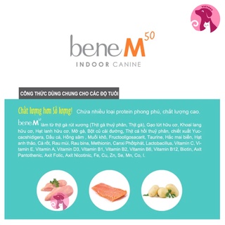 Thức ăn cho chó - Hạt Natural Core Bene M50 (500g), hỗ trợ tiêu hóa, đẹp da lông
