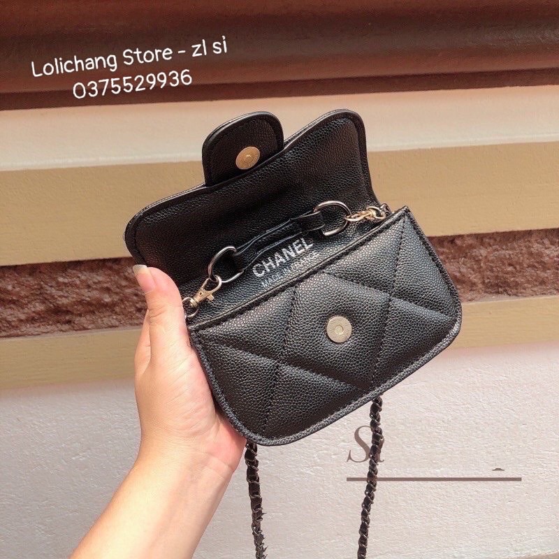 Túi mini đeo chéo CN trần trám to hàng loại đẹp full hộp