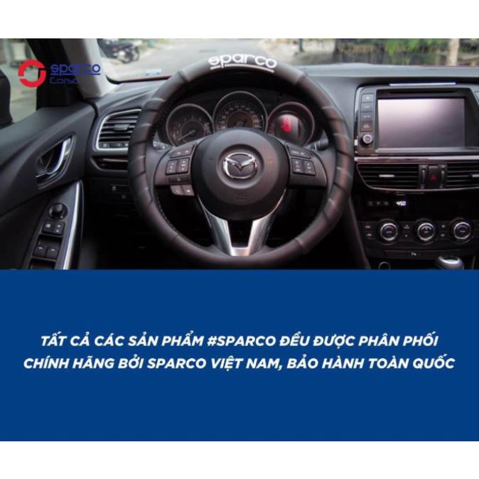 Bọc vô lăng Chính hãng Sparco mã 1117RD - đầy đủ tem mác, khung vô lăng