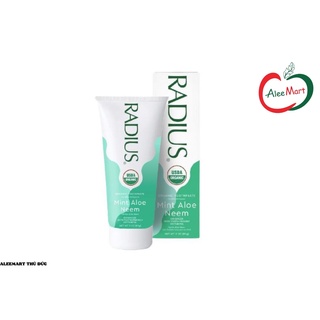 Kem đánh răng hữu cơ vị bạc hà lô hội radius 85g
