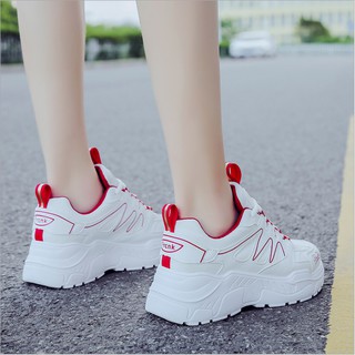 FREE SHIP TỪ 150K-Giày thể thao nữ JT hàn quốc - màu đỏ trắng