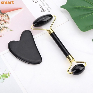 Cây Lăn Mát Xa Mặt Bằng Ngọc Bích Tự Nhiên Nâng Cơ Mặt / Đá Tự Nhiên / Chống Nếp Nhăn