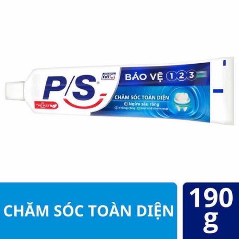 KEM ĐÁNH RĂNG P/S BẢO VỆ 123 CHĂM SÓC TOÀN DIỆN 190g