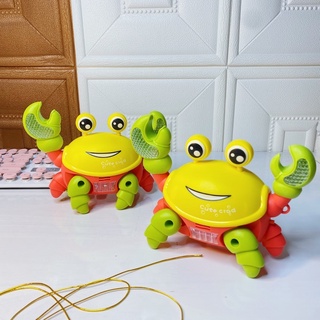 Đồ chơi Cua bò chạy pin có đèn có nhạc - Đồ chơi thú pin cua bò
