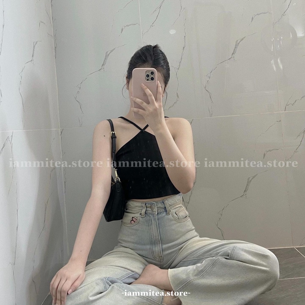 Elly Top - Áo cổ yếm siêu xinh