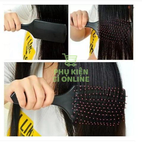 Lược chải tóc ướt, gỡ rối và massage da đầu răng mềm Store4girls