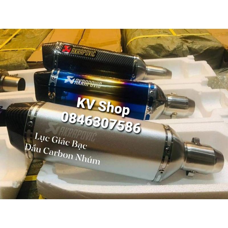 Pô AK Lục Giác - Pô Akrapovic lục giác
