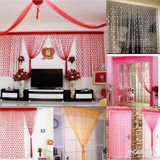Rèm sợi trái tim trang trí nhà cửa, decor tiệc cưới, cửa hàng siêu đẹp