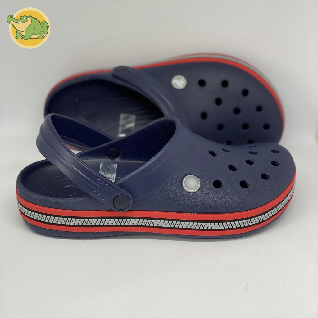 Dép CROCS BAND ZIPPER Nam Nữ Êm Nhẹ, Mềm và Không Mùi