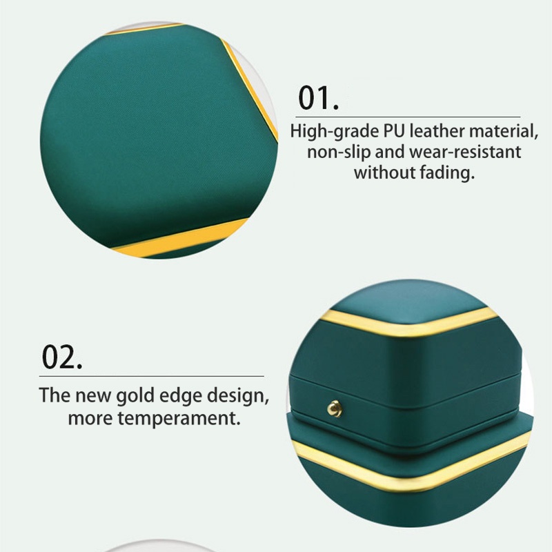 Hộp Đựng Trang Sức Hình Vuông Sáng Tạo