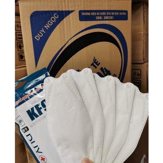 SỈ 1 THÙNG (300 CÁI) KHẨU TRANG KF94 DUY NGỌC CHÍNH HÃNG, KHẨU TRANG Y TẾ KHÁNG KHUẨN, LỌC BỤI