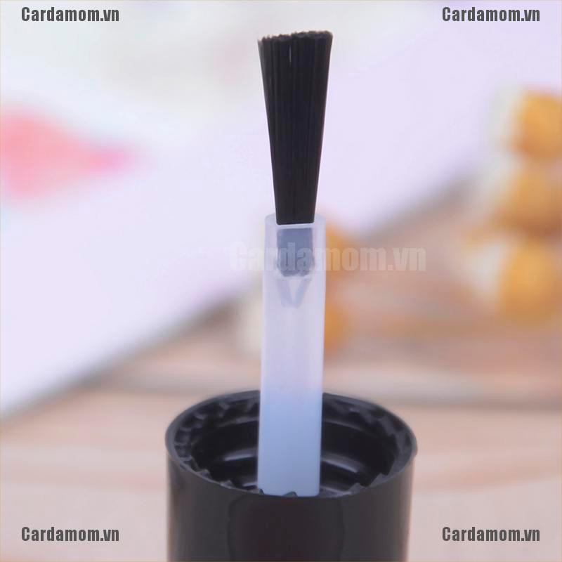 {carda} 10ml Empty Nail Polish Bottle Black Glass With Agitator Mixing Balls Nail polish{LJ}