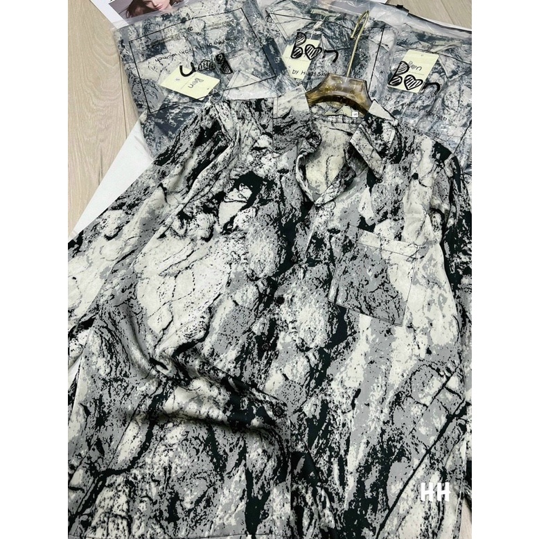 ÁO SƠ MI LOANG VÂN ĐÁ