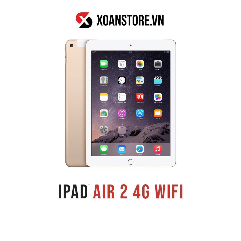 IPAD AIR 2 4G+WIFI 16GB/ 32GB/ 64GB MỚI 99% BẢO HÀNH chính hãng 12 THÁNG TẠI  XOAN STORE