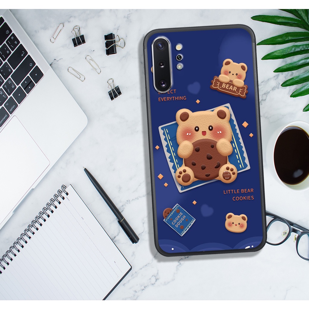 ỐP LƯNG SAMSUNG NOTE 8 - NOTE 9 - NOTE 10 - NOTE 10 PLUS , IN HÌNH GẤU NÂU CHOCOLATE ĐÁNG YÊU.