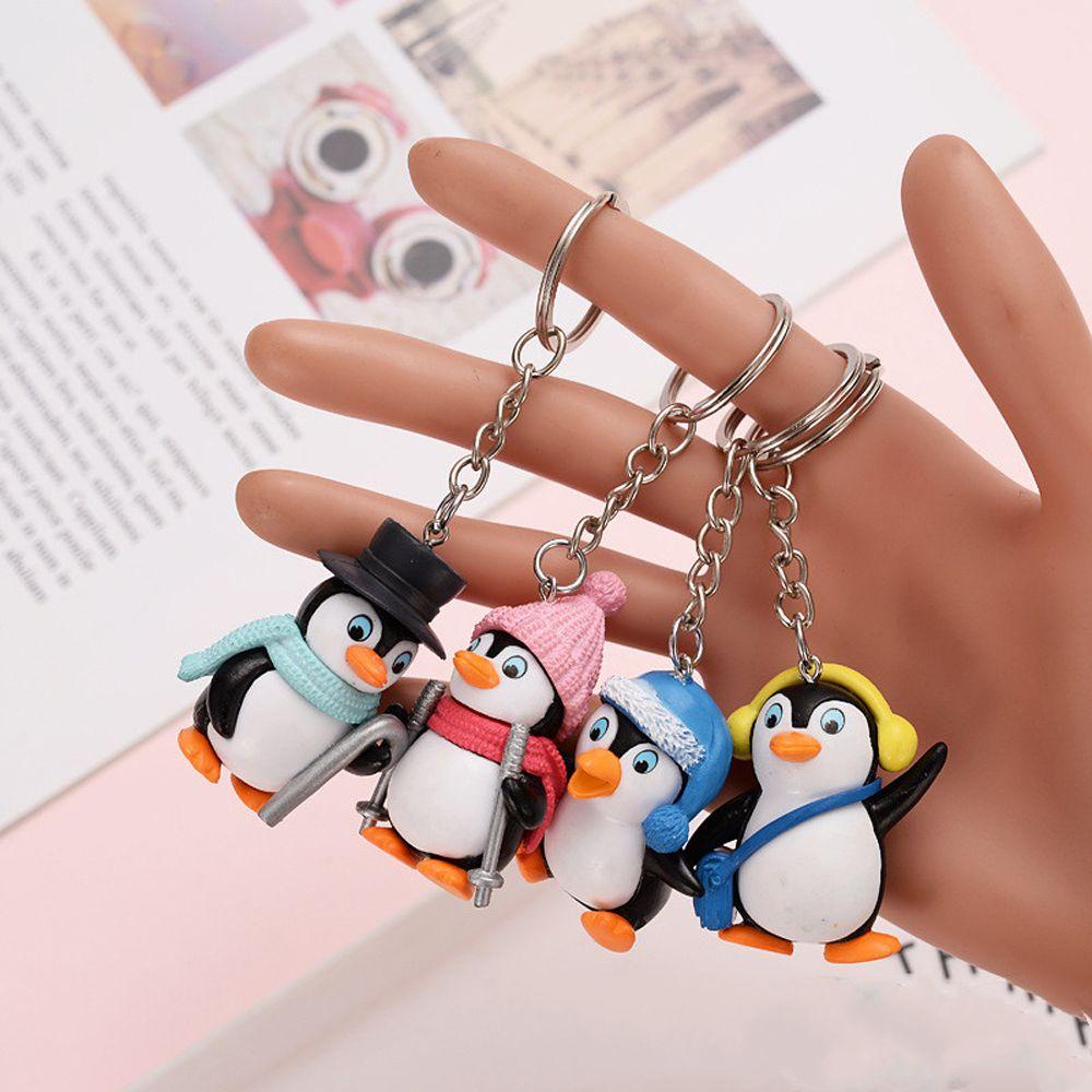 Móc Khóa Hình Chim Cánh Cụt Hoạt Hình Dễ Thương