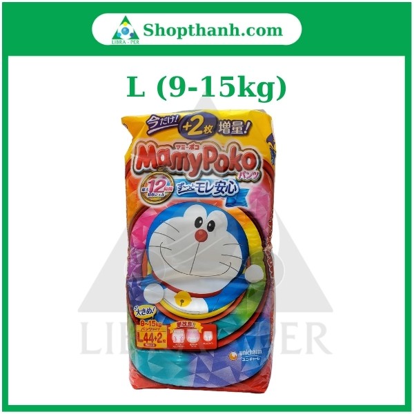  Tã quần Doraemon M58/L44/XL38/XXL26