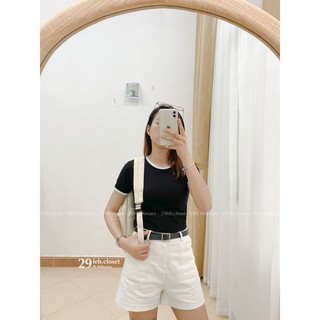 Áo croptop viền ôm